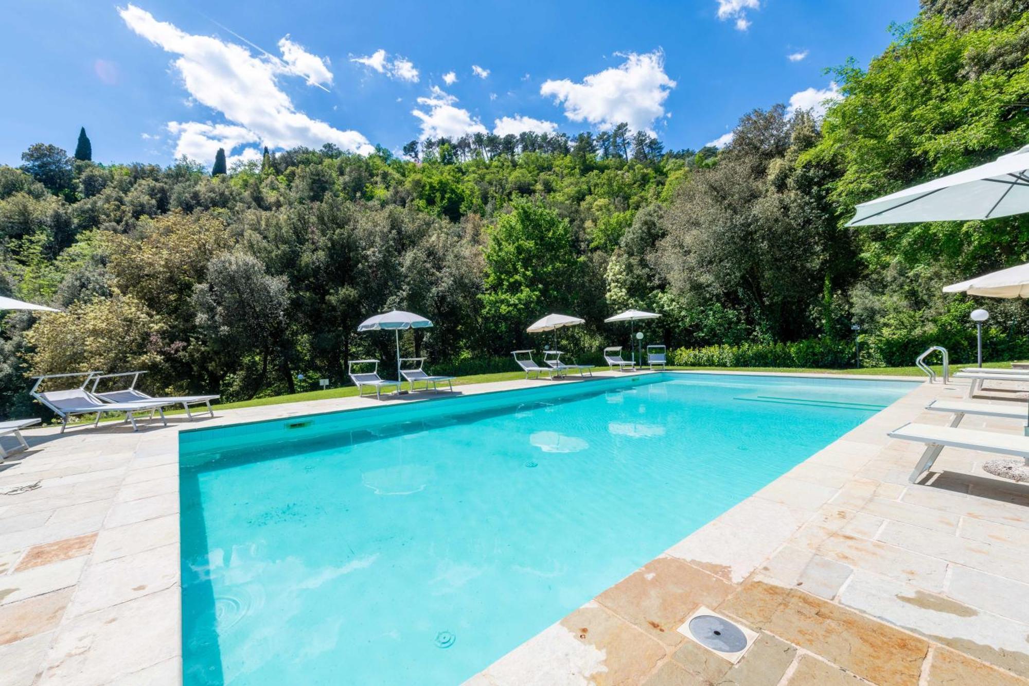 La Ferriera Exclusive Resort - Pool & Waterfall Loro Ciuffenna Exteriér fotografie