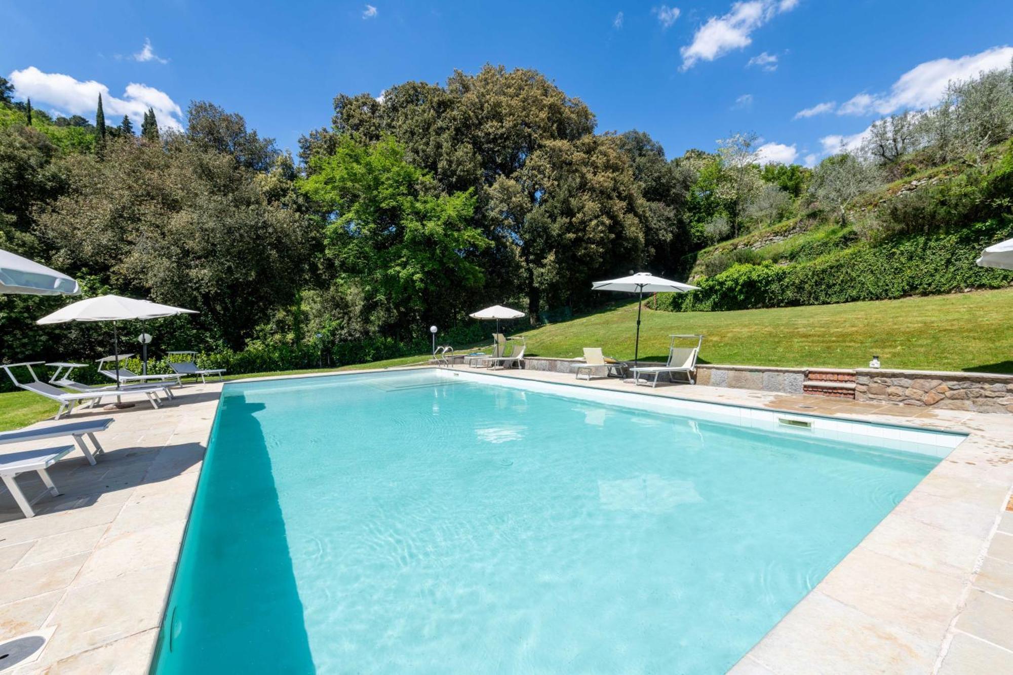 La Ferriera Exclusive Resort - Pool & Waterfall Loro Ciuffenna Exteriér fotografie